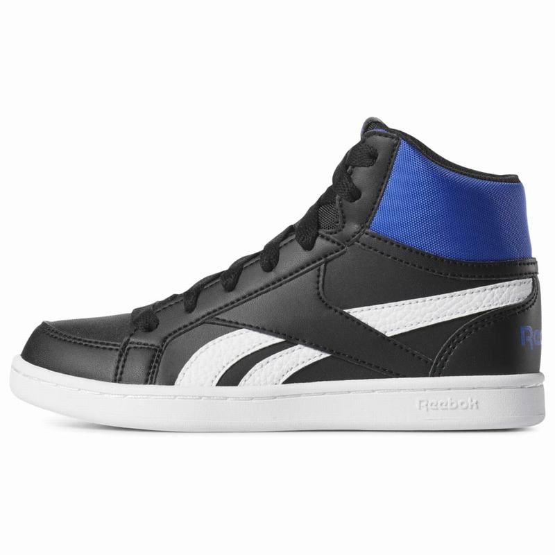 Reebok Royal Prime Mid Tenisky Chlapcenske - Čierne/Biele MP4940BT